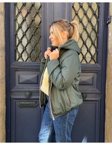 Parka courte vert sapin ou a consommer sur place