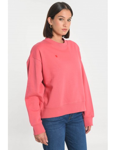 SWEATSHIRT COEUR - SUZY - RAPTURE ROSE pas cher 