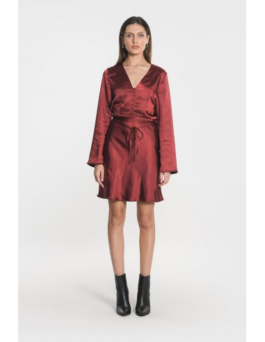 ROBE SIA VEE BORDEAUX de votre