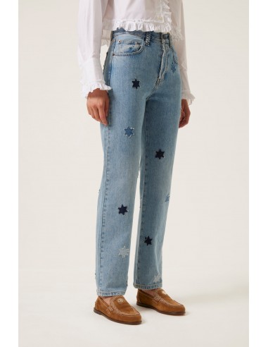 Denim star patches acheter