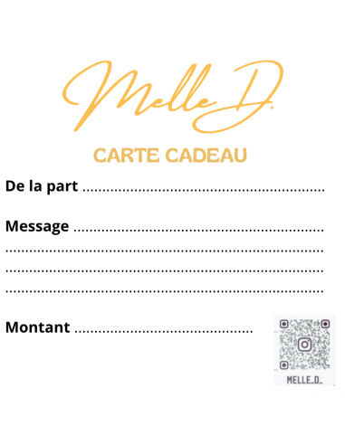 Carte-cadeau la livraison gratuite