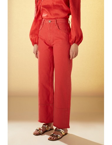 Trousers with contrasting stitching du meilleur 